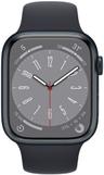 Apple Watch Series 8 (GPS) - 32GB - 45mm - Midnight Aluminum Case with Midnight Rubber Sport Band