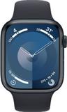 Apple Watch Series 9 (GPS) - 64GB - 41mm - Midnight Aluminum Case with Midnight Rubber Sport Band - Medium/Large Size