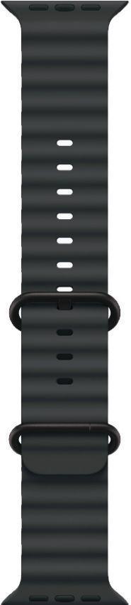 Apple Watch Ultra 2 (Cellular + GPS) - 64GB - 49mm - Black Titanium Case with Black Rubber Ocean Band - One Size