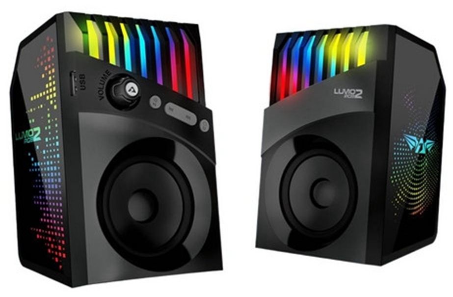 Armaggeddon LUMO 2 RGB Bluetooth 2.0 Speaker System - Black