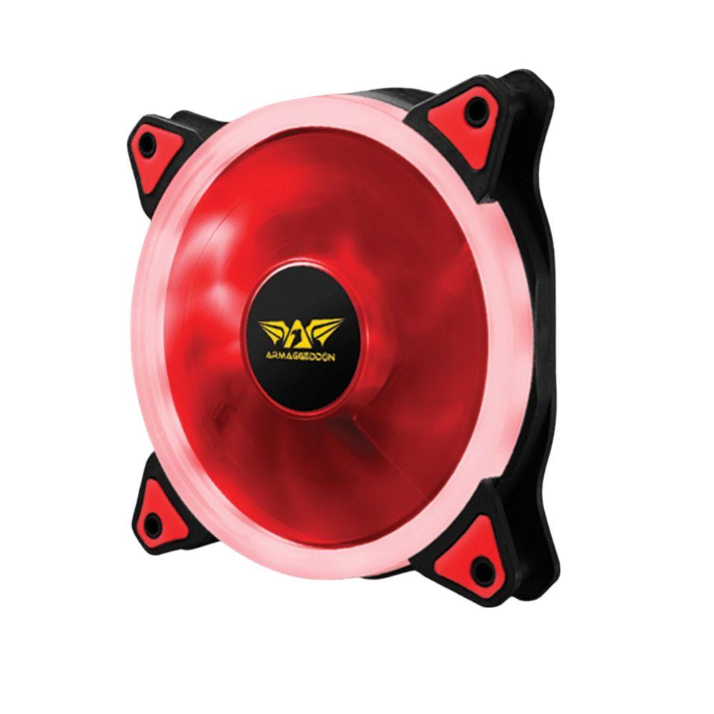 Armaggeddon  Scarlet Saber 120mm PC Cooling Fan - Red - Brand New