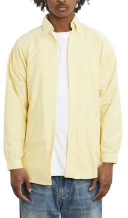 Armani Jeans Button Up Shirt M - Yellow