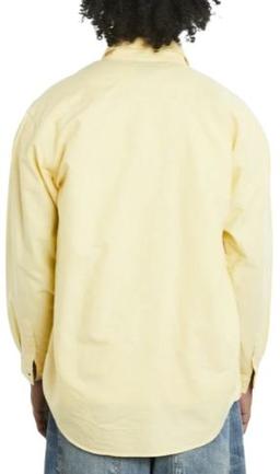 Armani Jeans Button Up Shirt M - Yellow