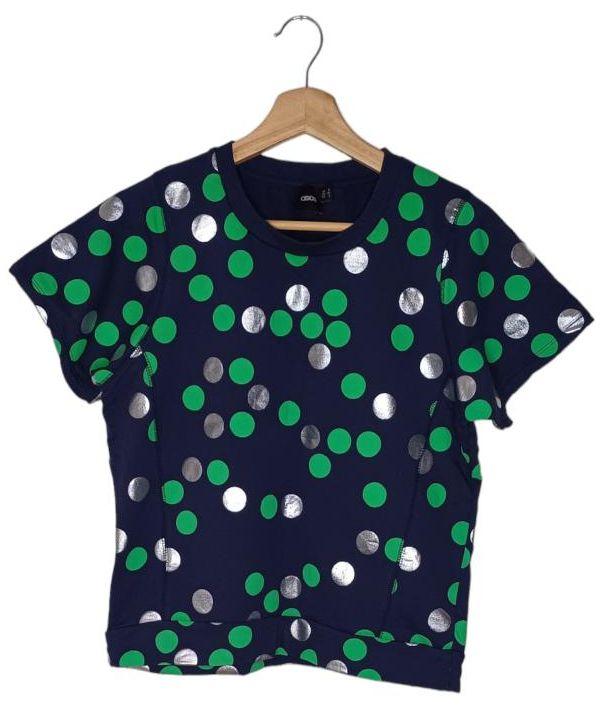 Asos  Polka Dot Tee 6 - Navy - Excellent