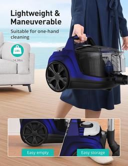 Aspiron 1200W Canister Vacuum Cleaner AS-CA006