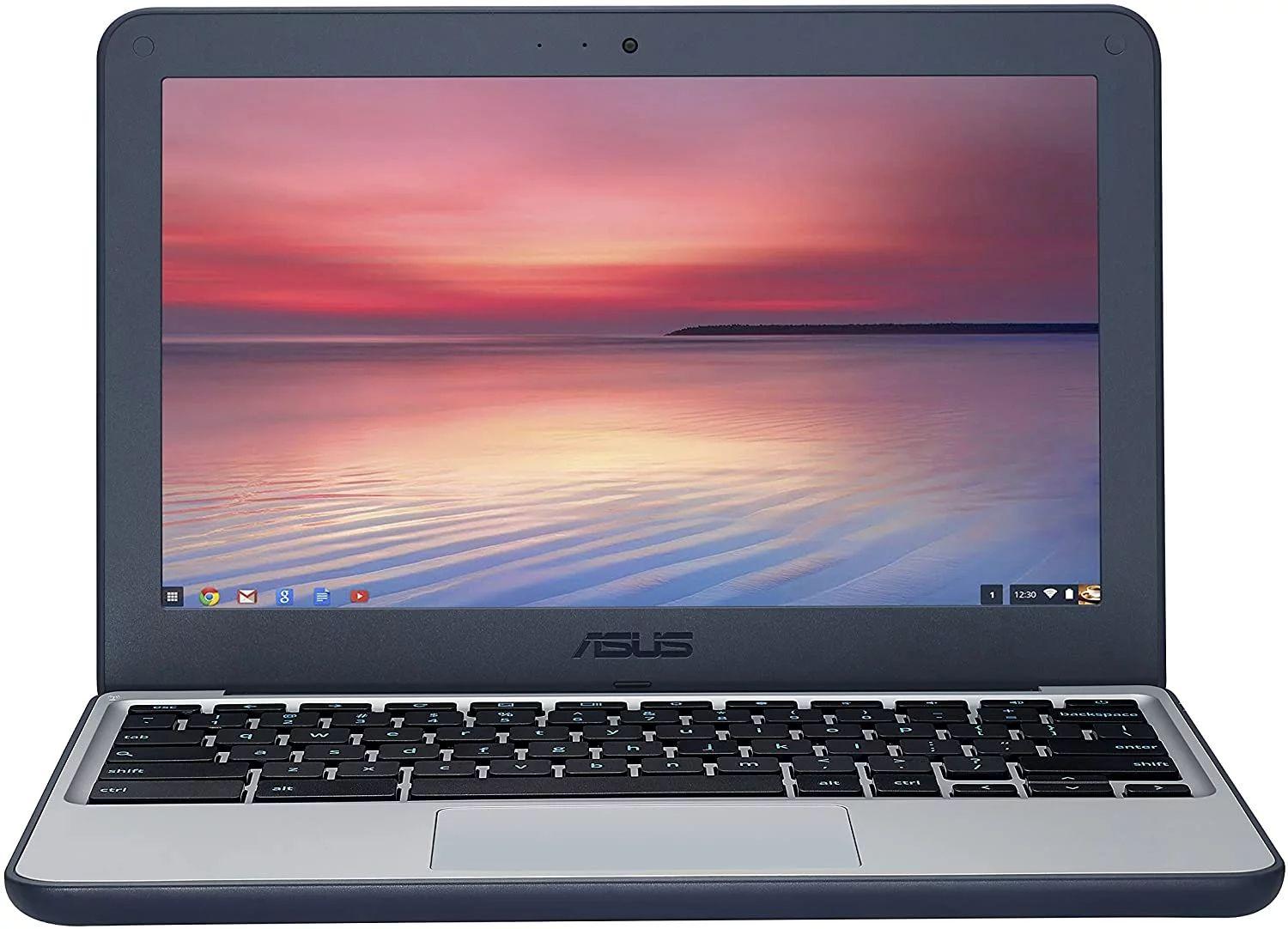 ASUS Asus Chromebook C202S 11.6" - Intel Celeron N3060 1.6GHz - 16GB - Dark Blue/White - 4GB RAM - 11.6 Inch - Excellent