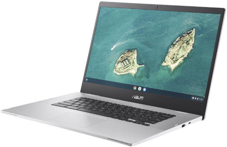 Asus Chromebook CX1500 Laptop 15.6" - Transparent Silver - Intel Celeron N3350 1.5GHz - 8GB RAM - 128GB