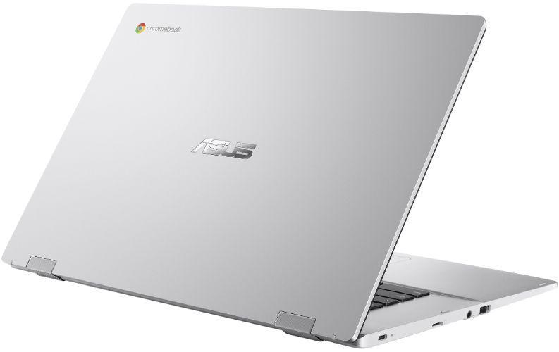Asus Chromebook CX1500 Laptop 15.6" - Transparent Silver - Intel Celeron N3350 1.5GHz - 8GB RAM - 128GB