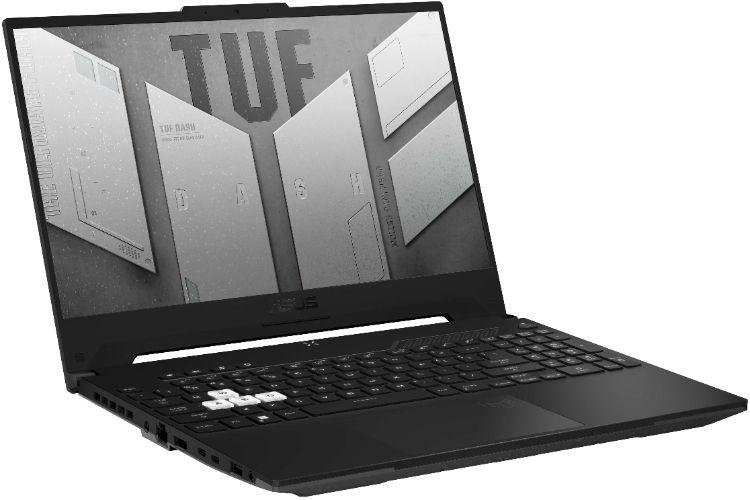 Asus TUF Dash F15 (2022) Gaming Laptop 15.6" - Black - Intel Core i7-12650H 2.3GHz - 16GB RAM - 512GB