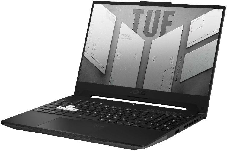 Asus TUF Dash F15 (2022) Gaming Laptop 15.6" - Black - Intel Core i7-12650H 2.3GHz - 16GB RAM - 512GB