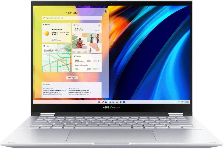 Asus  Vivobook S 14 Flip TN3402 Laptop 14" - AMD Ryzen 5 5600H 3.3GHz - 512GB - Cool Silver - 12GB RAM - 14 Inch - Excellent