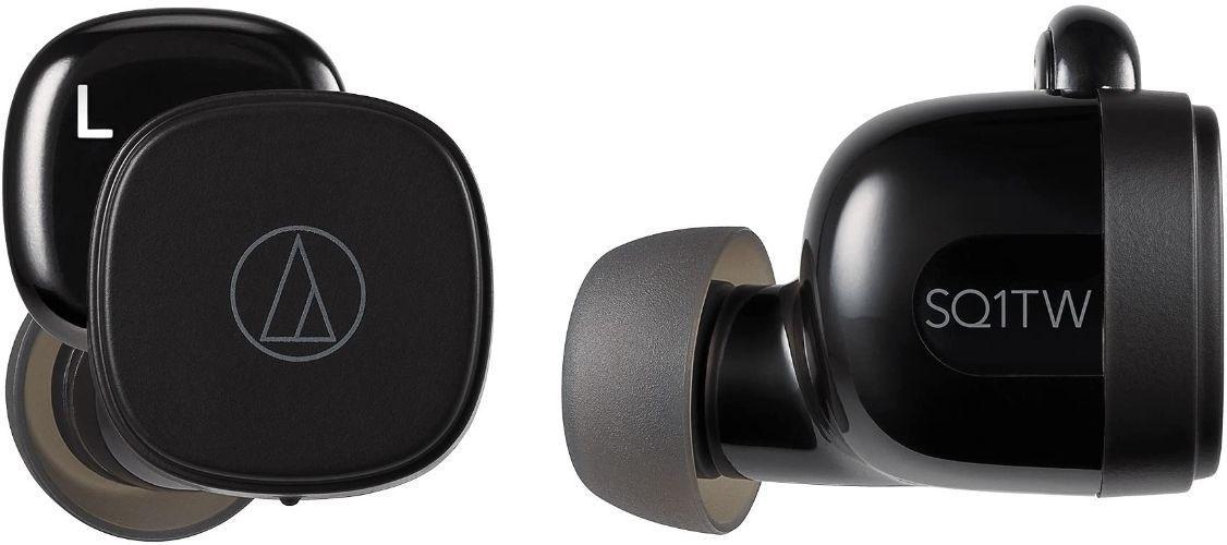 Audio-Technica  ATH-SQ1TW Wireless Earphones - Black - Good
