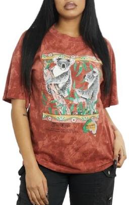 Australian Koala Wildlife Tee S - Copper