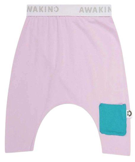 Awakind  Junior Bamboo Harem Pant (Size 6-7) - Lilac - Brand New