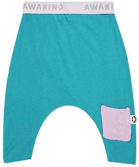 Awakind Junior Bamboo Harem Pant (Size 8-9) - Teal