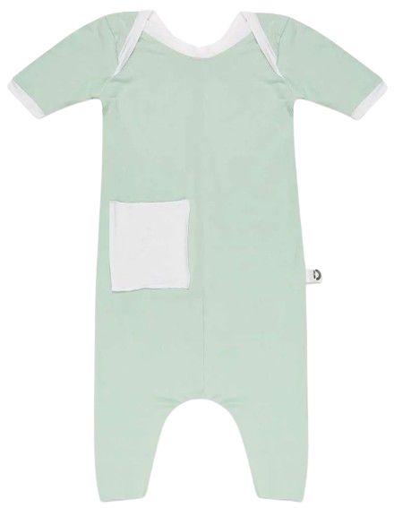 Awakind  Junior Bamboo Original Romper (Size 2-3) - Sage - Brand New