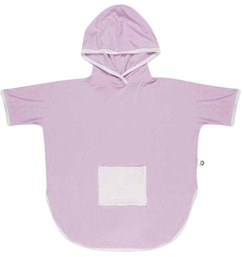 Awakind  Junior Bamboo Poncho UPF50+ (Size 4-5) - Lilac - Brand New