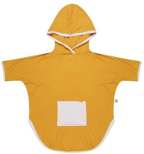 Awakind  Junior Bamboo Poncho UPF50+ (Size 2-3) - Safron - Brand New