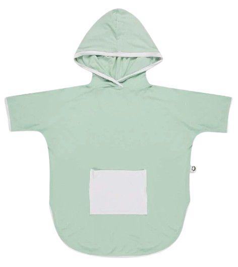 Awakind  Junior Bamboo Poncho UPF50+ (Size 8-9) - Sage - Brand New