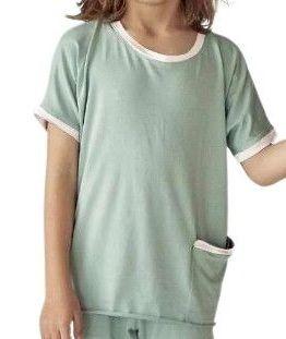 Awakind Junior Unisex Bamboo Tee (Size 8-9) - Sage