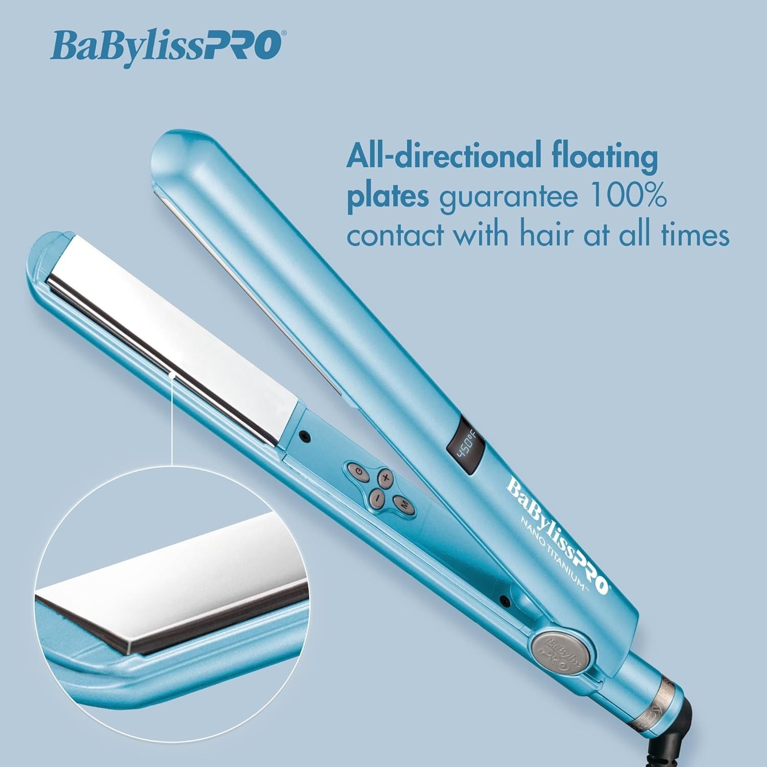 Babyliss Pro Nano Titanium 1" Digital Straightener