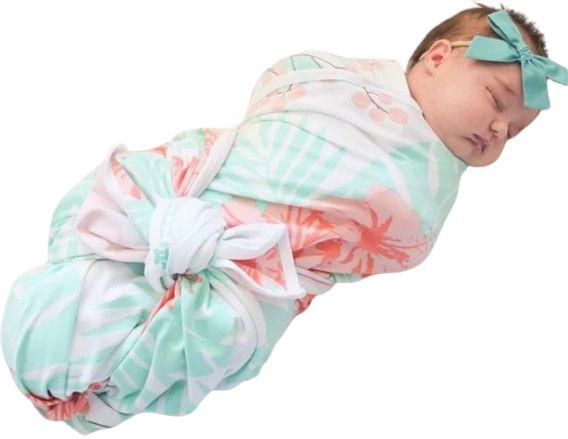 Baby Loves Sleep  Koala Hugs Newborn Swaddle Wrap  - Island Dreams - Over Stock