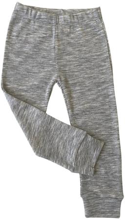 Sweet Cheeks Merino Baby Merino Leggings - Grey Marle - 1-2 Years