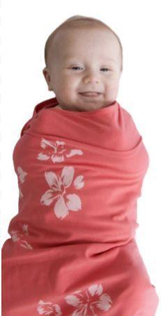 Baby Origami DoubleWrap™ Swaddling - Floral Watermelon
