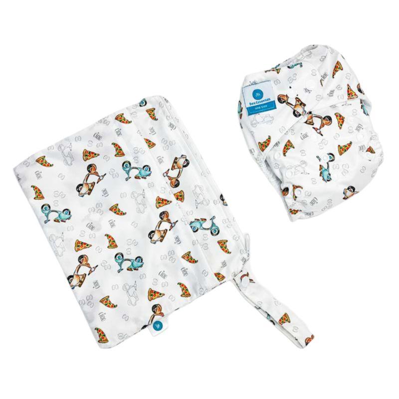 Bare Essentials  Nappy With Wetbag - Italy - Over Stock