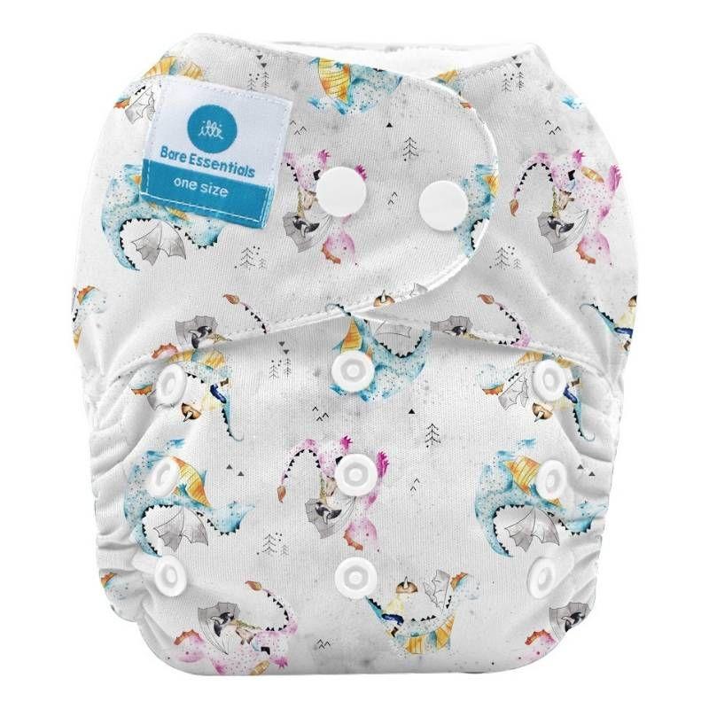 Bare Essentials  One Size Fits Most Cloth Nappy - Pendragon - Over Stock