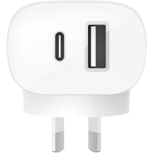 Belkin BOOSTCHARGE™ Dual Wall Charger with PPS 37W (AU) - White