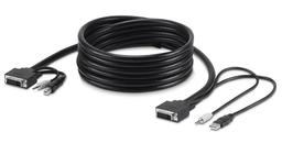 Belkin Secure KVM Cable DVI USB Audio - Black