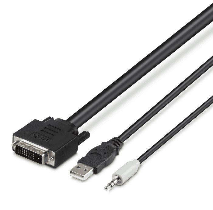 Belkin Secure KVM Cable DVI USB Audio - Black