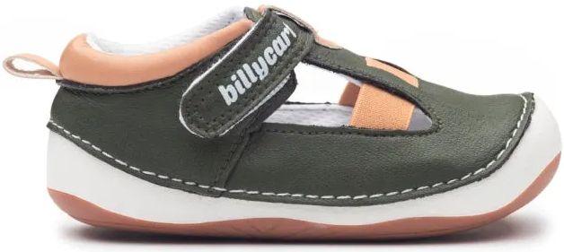 Billycart Kids  Forrest Boys Sandals (EU 22.5) - Green & Tan - Over Stock