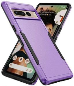 Blacktech Blacktech Commuter Phone Case for Google Pixel 7 - Purple - Brand New