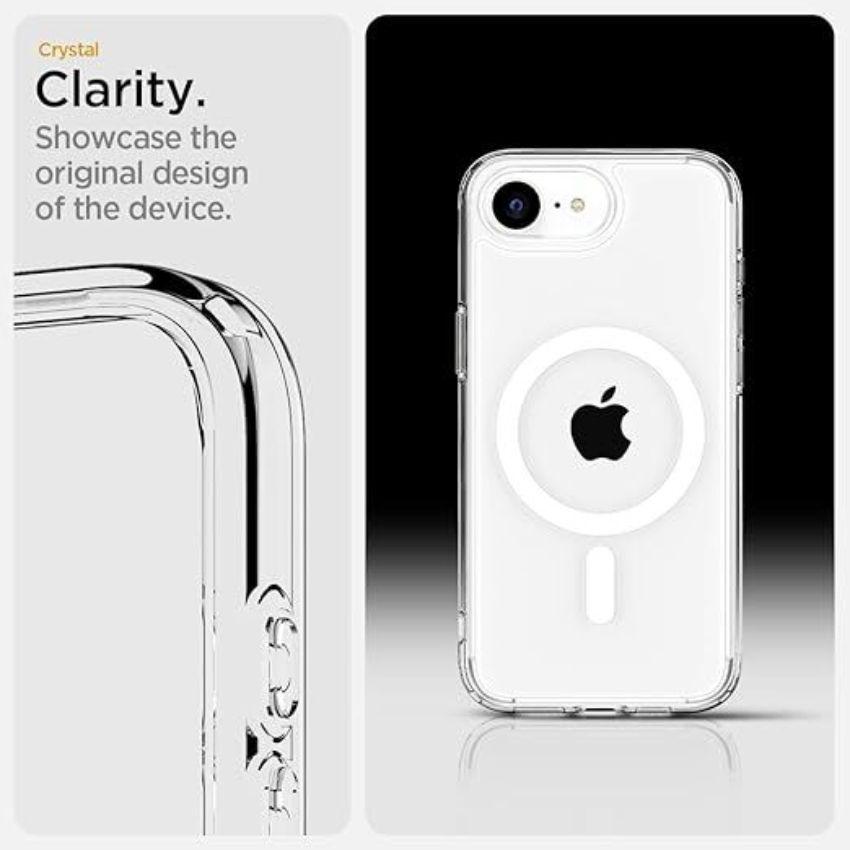 Blacktech Magnetic Clear Phone Case for iPhone 16e - Clear