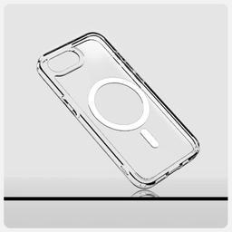 Blacktech Magnetic Clear Phone Case for iPhone 16e - Clear