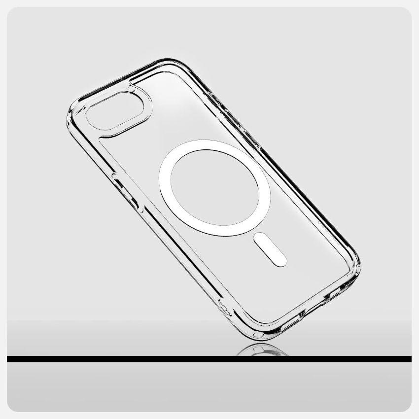 Blacktech Magnetic Clear Phone Case for iPhone 16e - Clear
