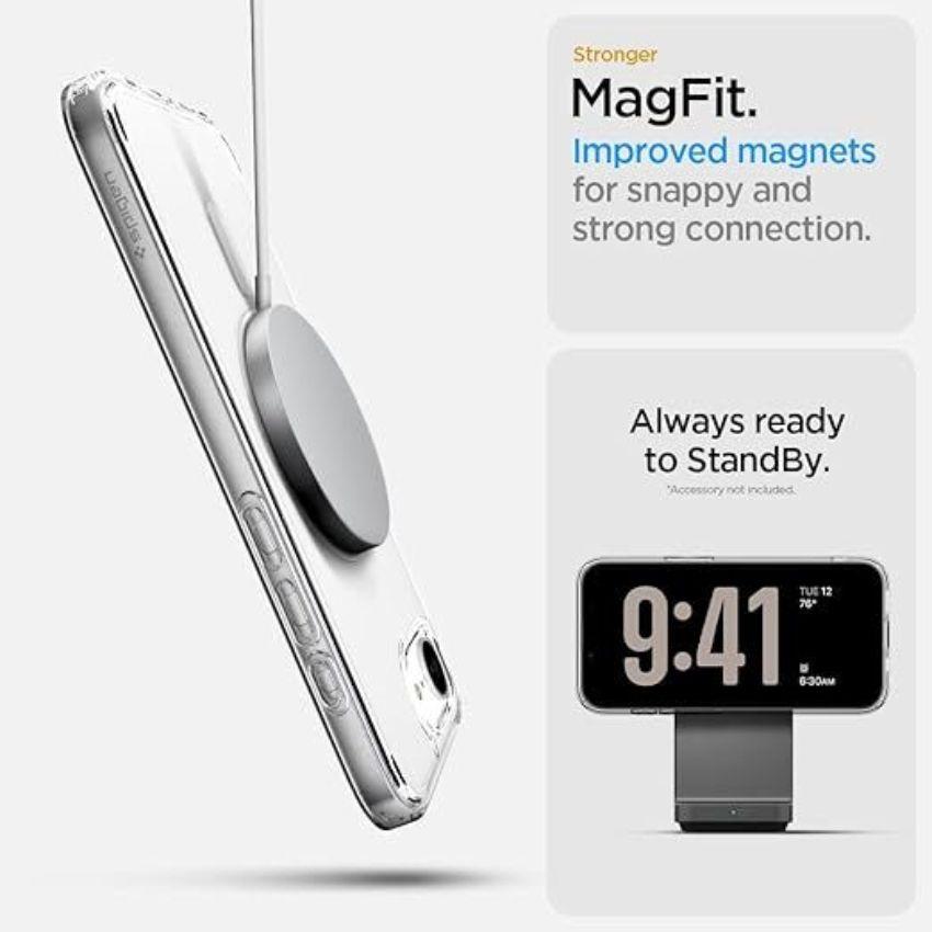 Blacktech Magnetic Clear Phone Case for iPhone 16e - Clear
