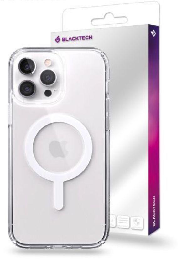 Blacktech Magnetic Phone Case for iPhone 16 Pro - Clear