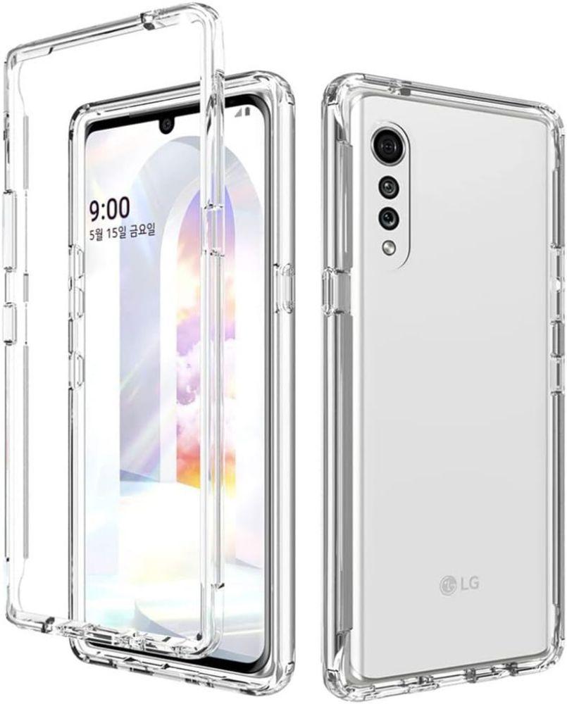Blacktech Protective Phone Case for LG Velvet 5G - Clear