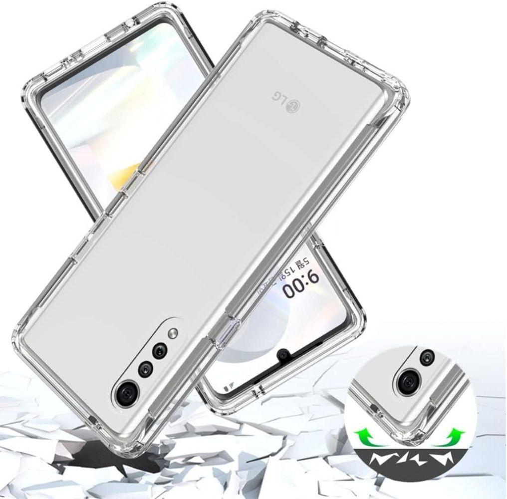 Blacktech Protective Phone Case for LG Velvet 5G - Clear