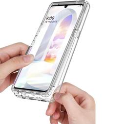 Blacktech Protective Phone Case for LG Velvet 5G - Clear