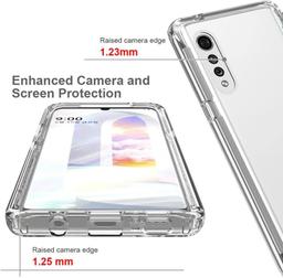 Blacktech Protective Phone Case for LG Velvet 5G - Clear