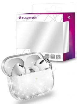 Blacktech Stay AirPods Case for AirPods Pro - Clear (Glitter)