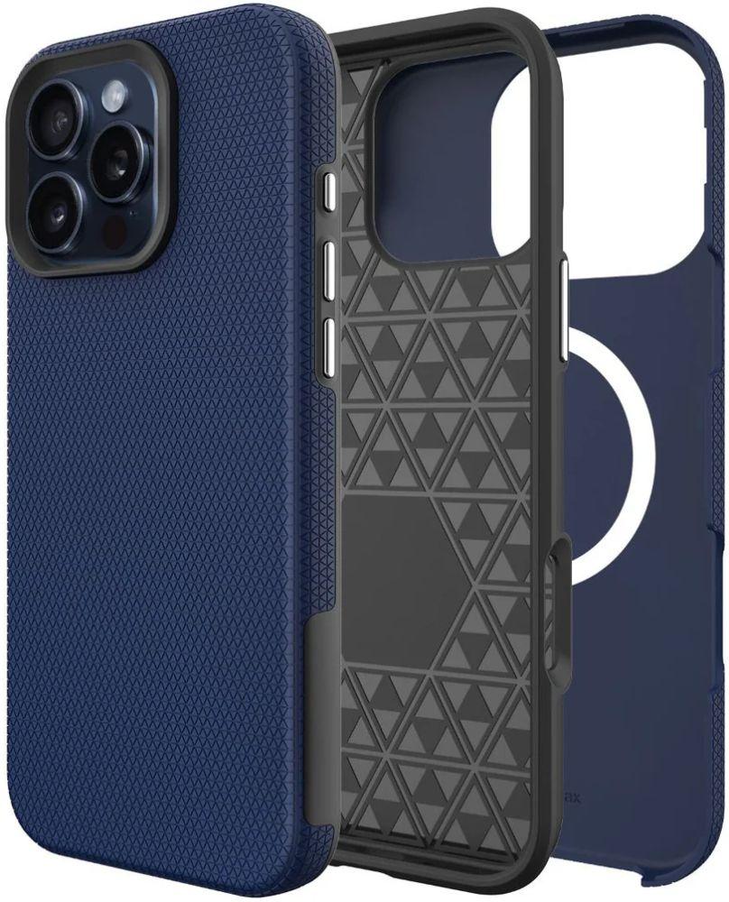 Blacktech Blacktech Triangle Armour Phone Case for iPhone 17 Pro Max - Navy - Brand New