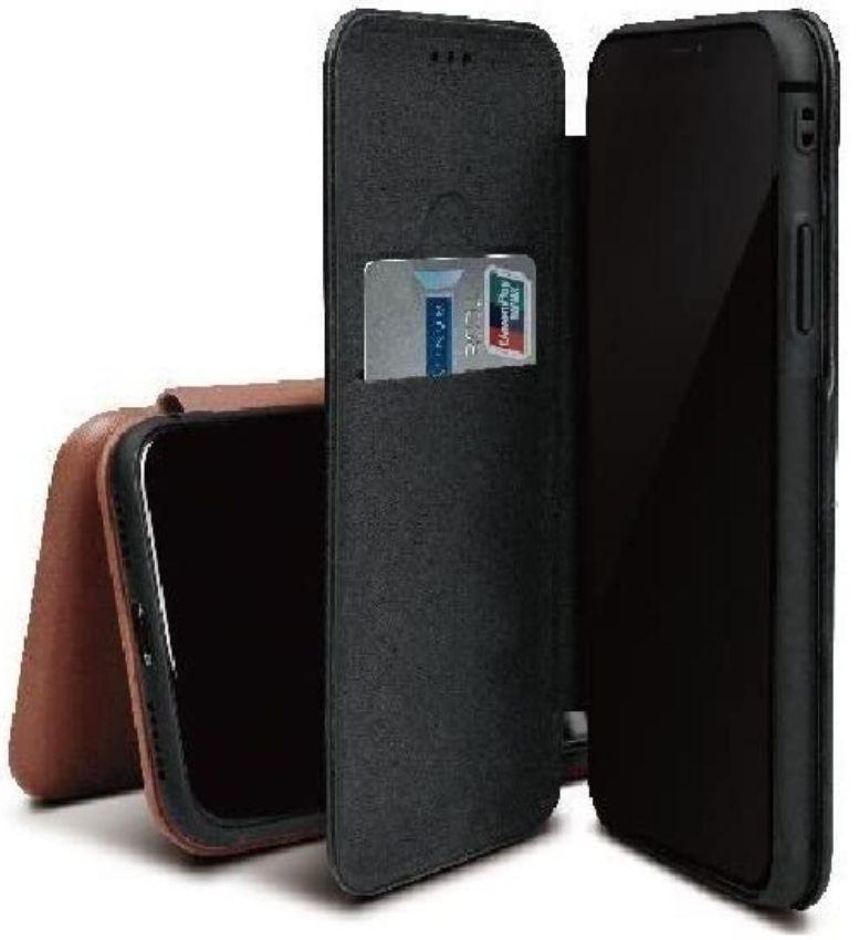 Blacktech Wallet Phone Case for iPhone 12 mini - Black