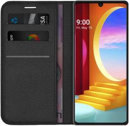 Blacktech Wallet Phone Case for LG Velvet 5G - Black