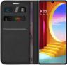 Blacktech Wallet Phone Case for LG Velvet 5G - Black