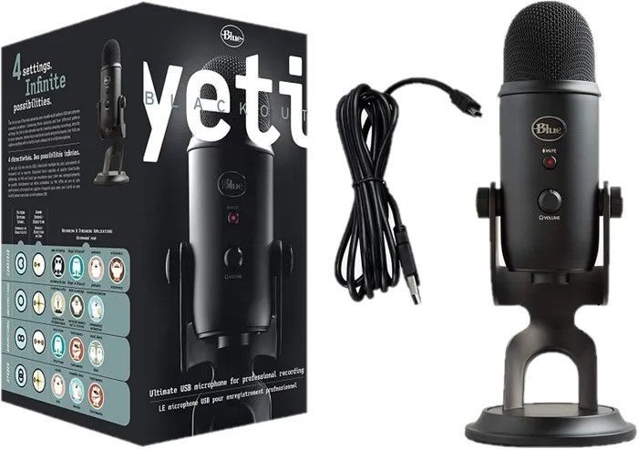 Blue Yeti Premium Multi Pattern USB Microphone